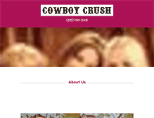 Tablet Screenshot of cowboycrush.com